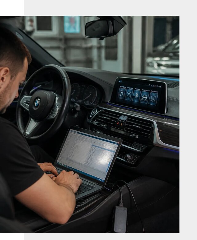 Русификация мультимедиа BMW для авто под ключ в Боровичах