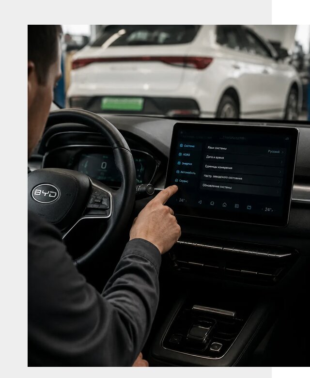 Русификация BYD E2 в Боровичах от 15530 р. | ФастМобиль-Брв под ключ